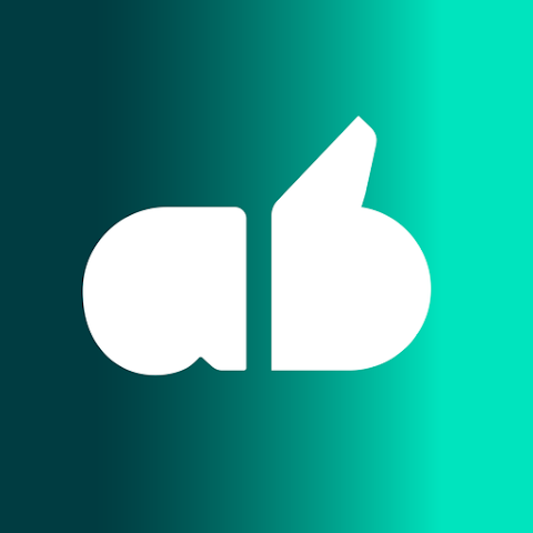 Logo von der App Hallo Aschaffenburg "ab" - das "b" ist gleichzeitig ein